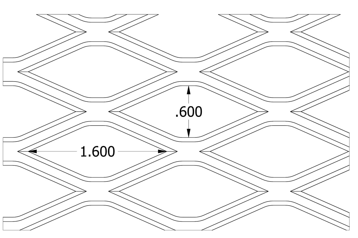 3/4 #9 Flat Expanded spec