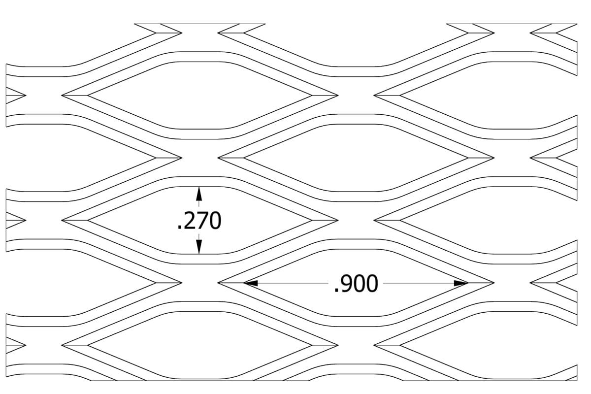 1/2 #13 Flat Expanded Spec