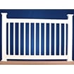 Square Style Vinyl Railing