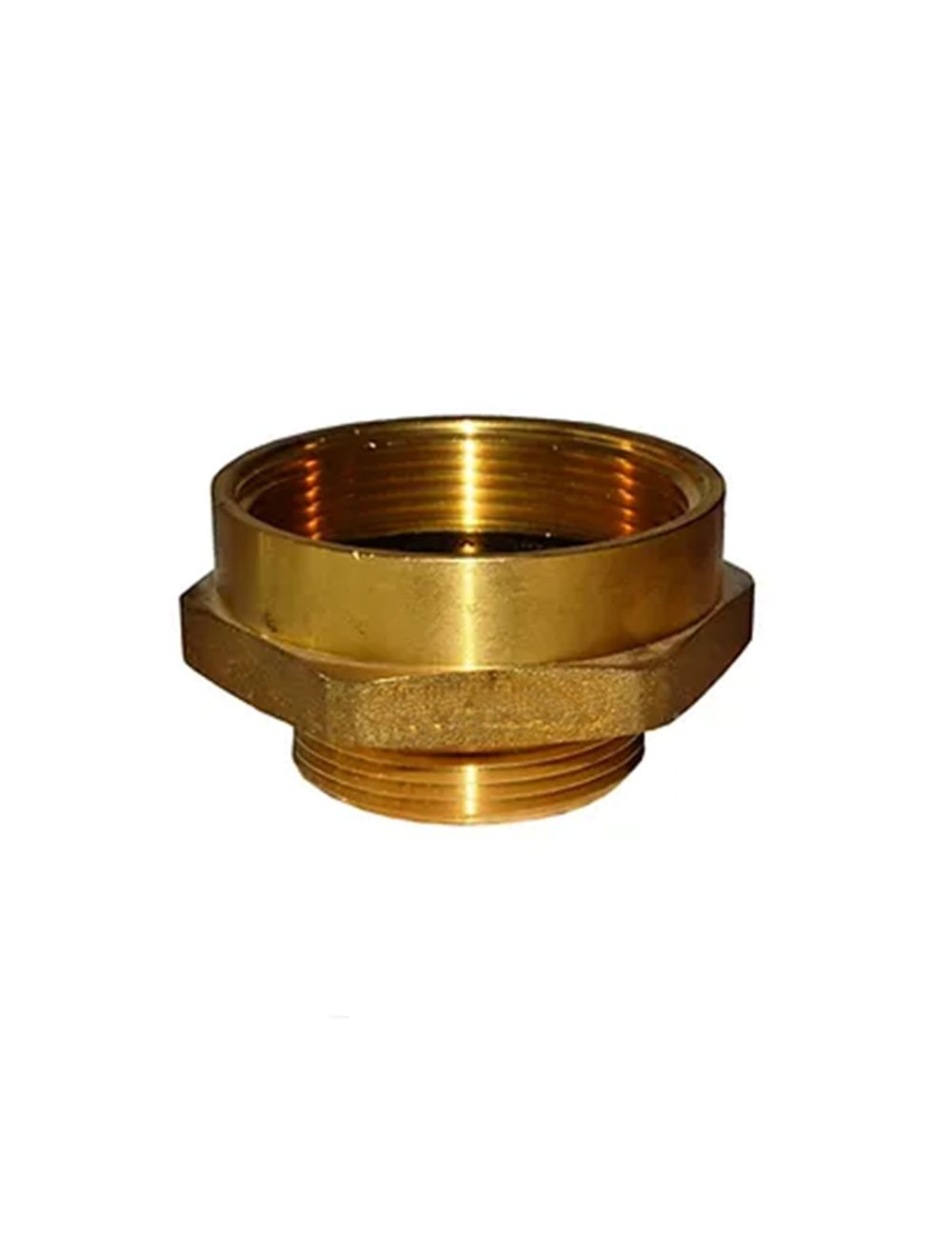 21/2" FNST x 2" Male NPT Brass Hydrant Adapter