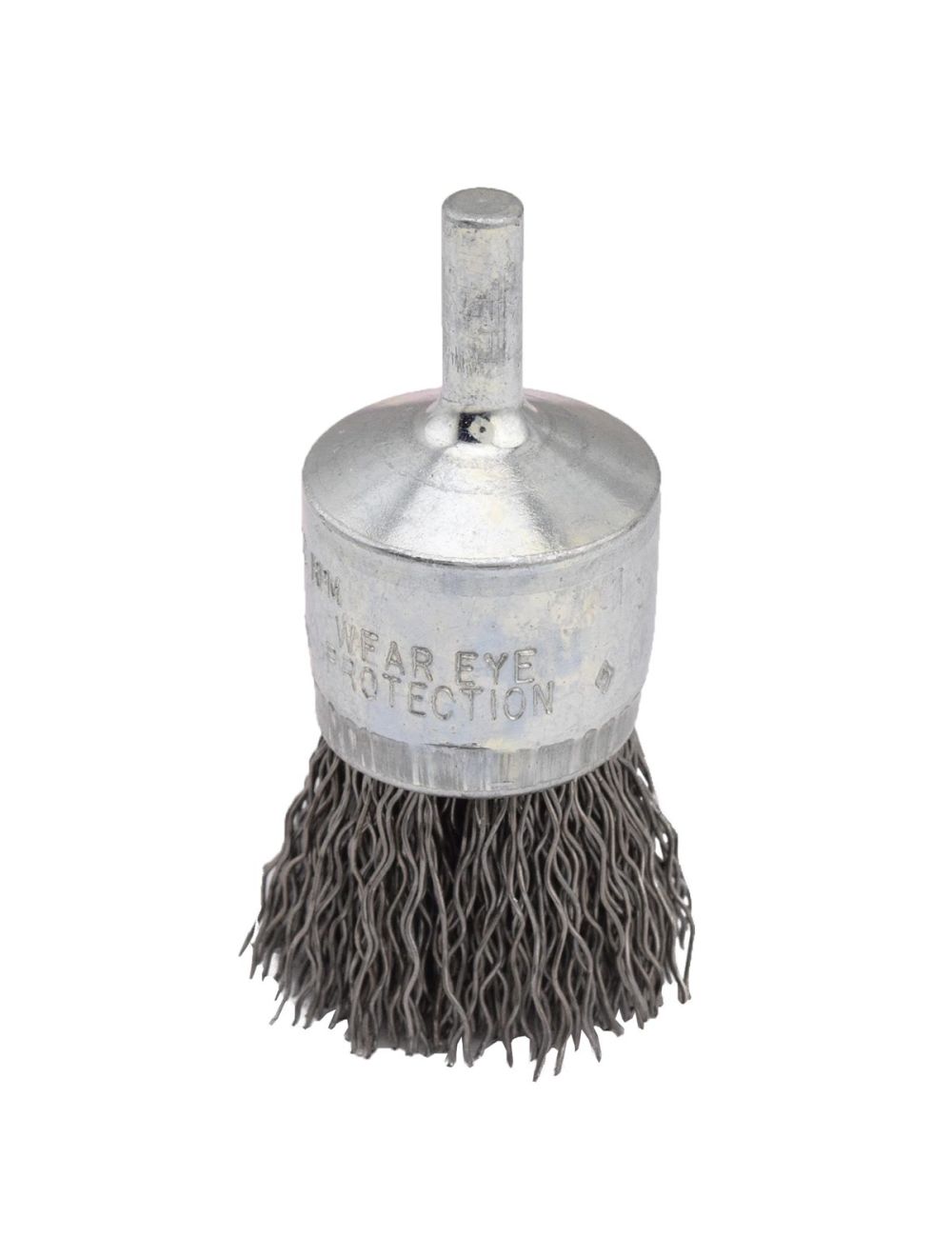 Sait 06709 1" x 0.020" x 1/4" Carbon Steel Crimped End Brush