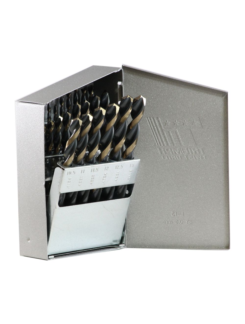 1mm - 13mm Numbered Drill Bit Set (25 pieces)
