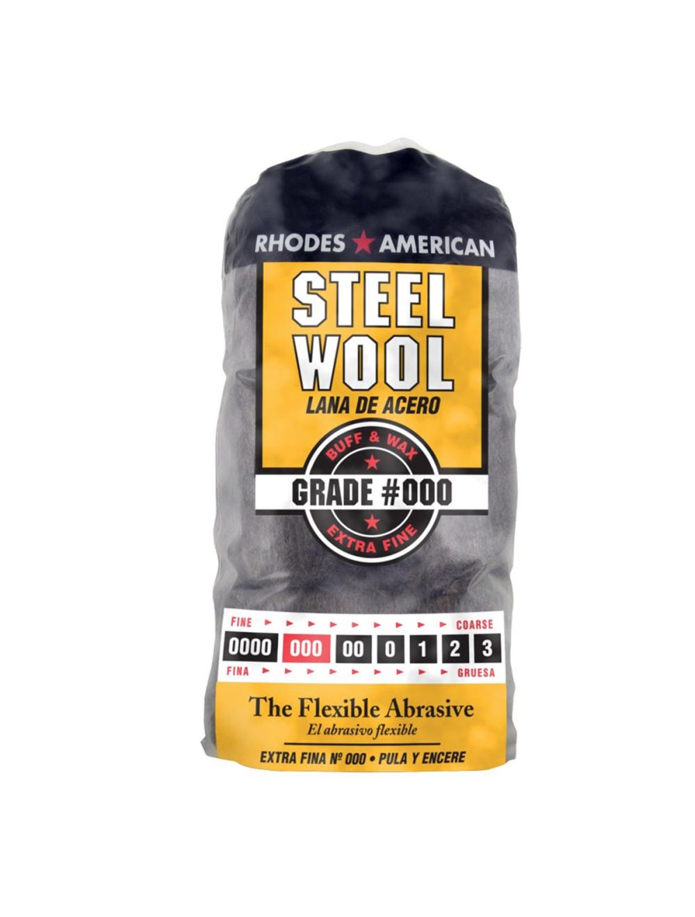 Rhodes American #000 Extra Fine Steel Wool (12-pack)