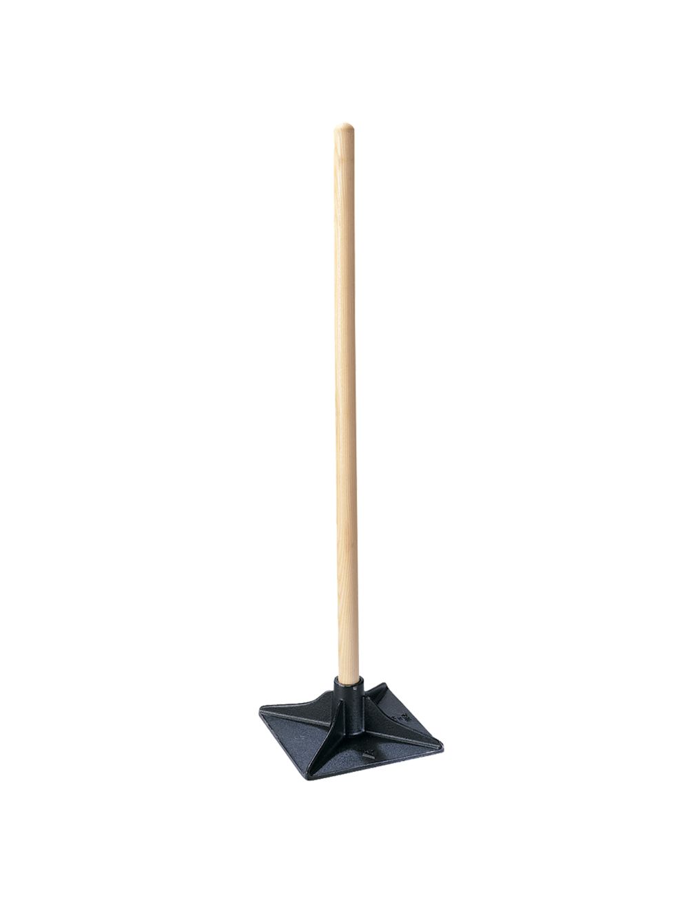 True Temper 1133700 10" x 10" Tamper with Hardwood Handle