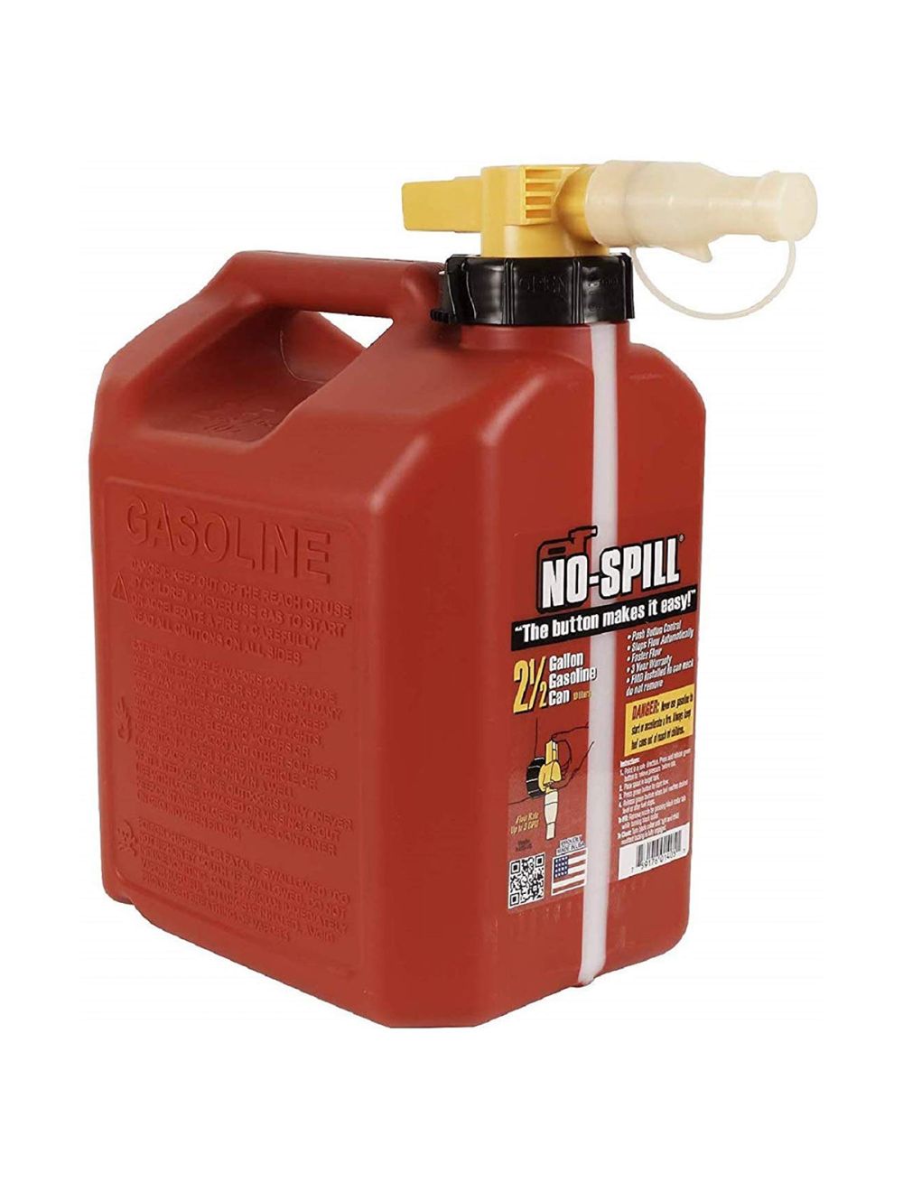NoSpill 1405 Plastic Gas Can (21/2 Gallon)
