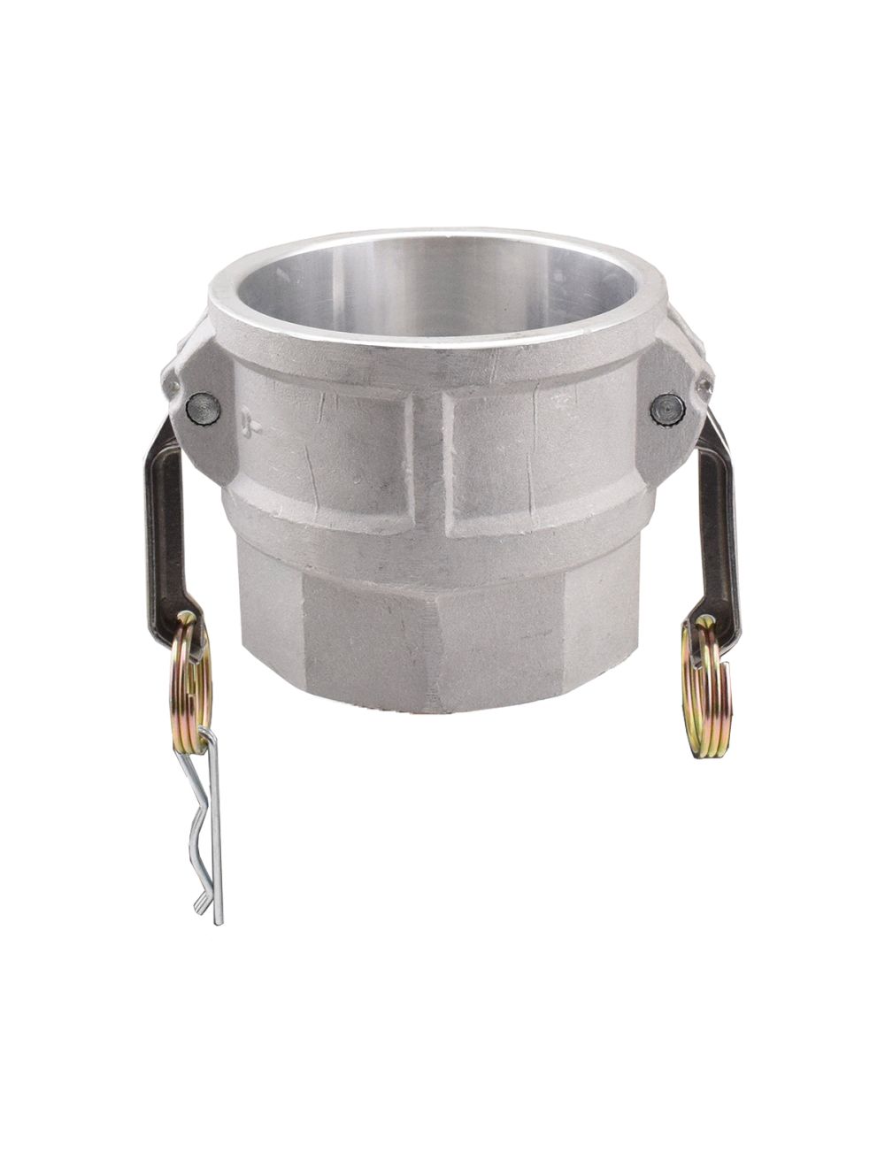 2" Female Coupler x Female NPT Aluminum Cam & Groove Coupling (Type D)