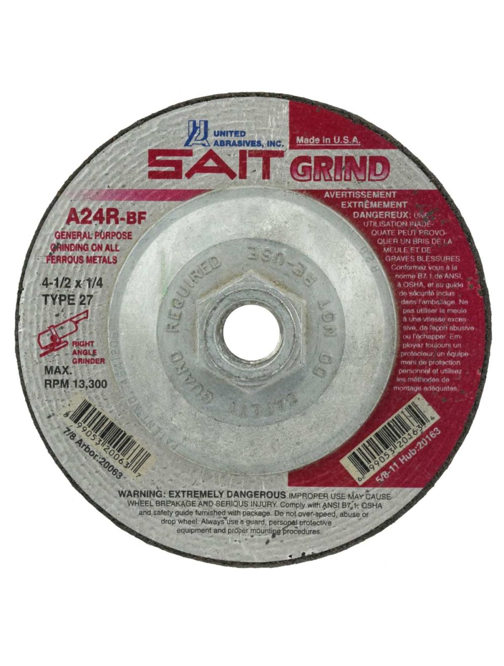 Sait grinding wheel hot sale