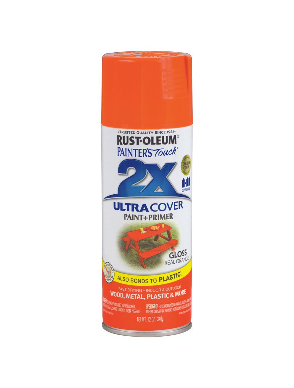 Orange spray paint for plastic store