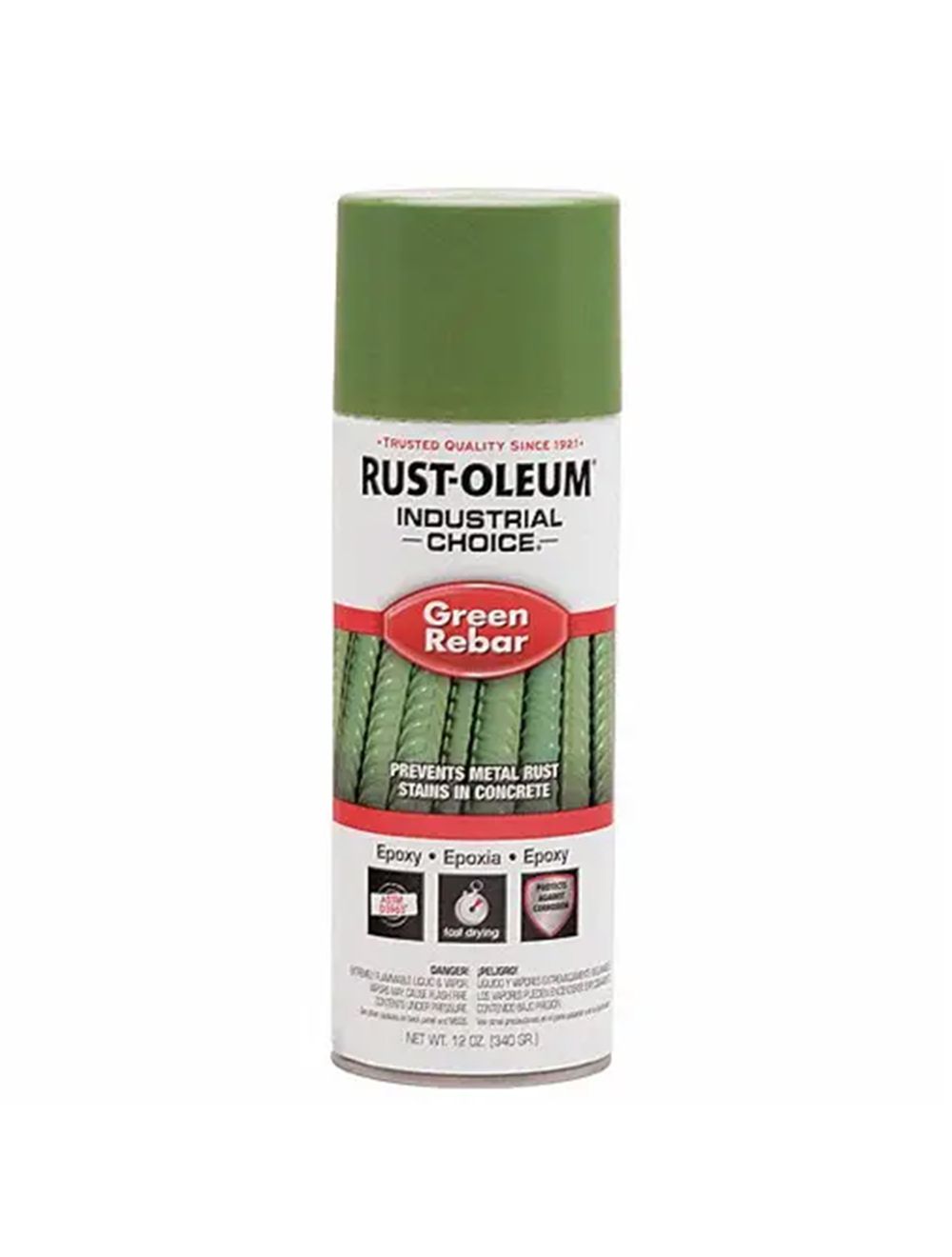 Rust-Oleum 261937 12 oz. RB1600 System Rebar Epoxy Green