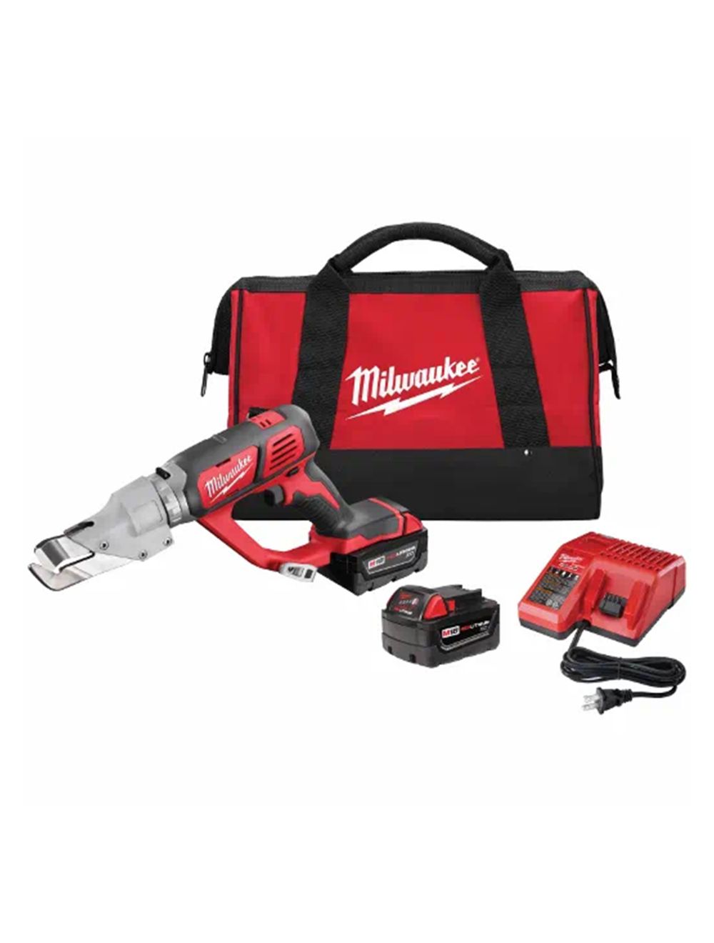 Milwaukee 2637 22 M18 Cordless 18 Gauge Single Cut Shear Kit