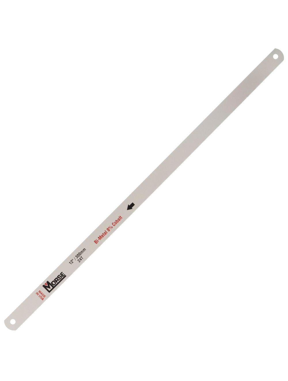 M.K. Morse 302241 12" 24 TPI Standard BiMetal Hack Saw Blade (10Pack)