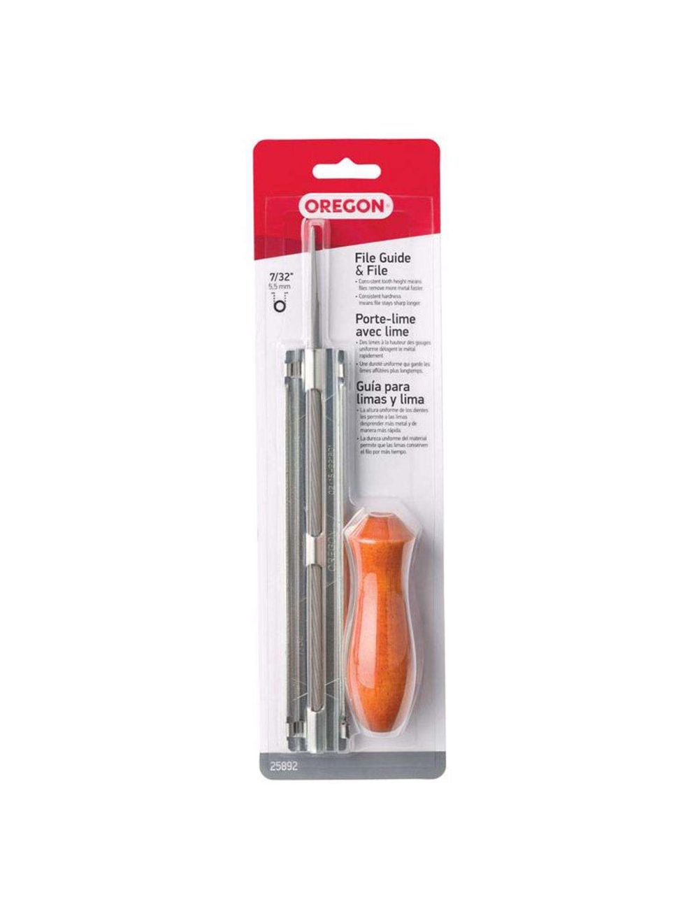 Oregon 25892 7/32" Chainsaw File & Guide