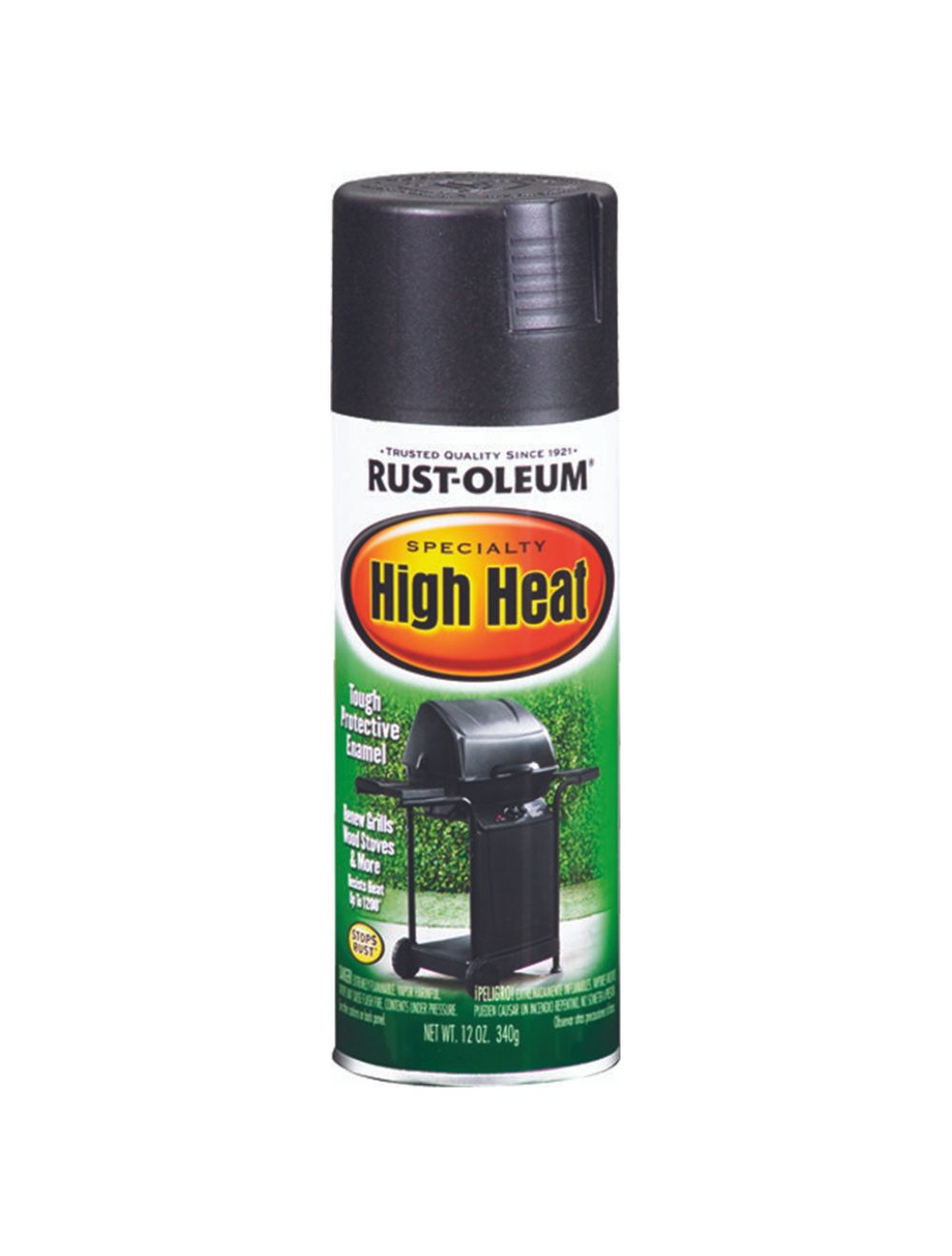 RustOleum 7778830 12 oz. Specialty High Heat BarBQue Black Spray Paint