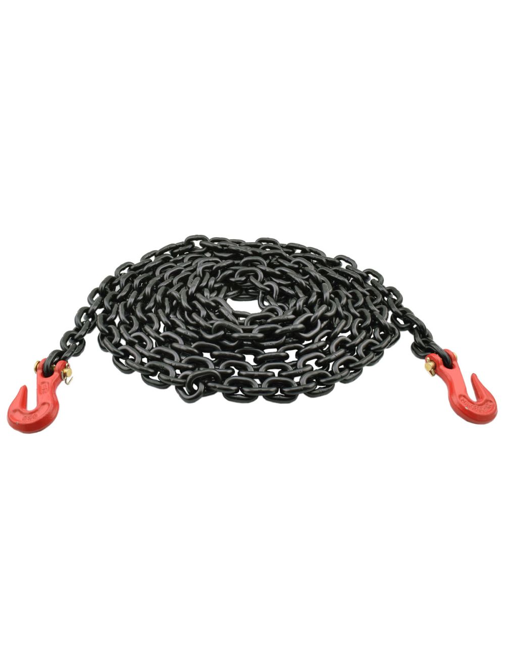 5/16 x 20' Grade 80 Black Oxide Transport Chain with Grab Hooks