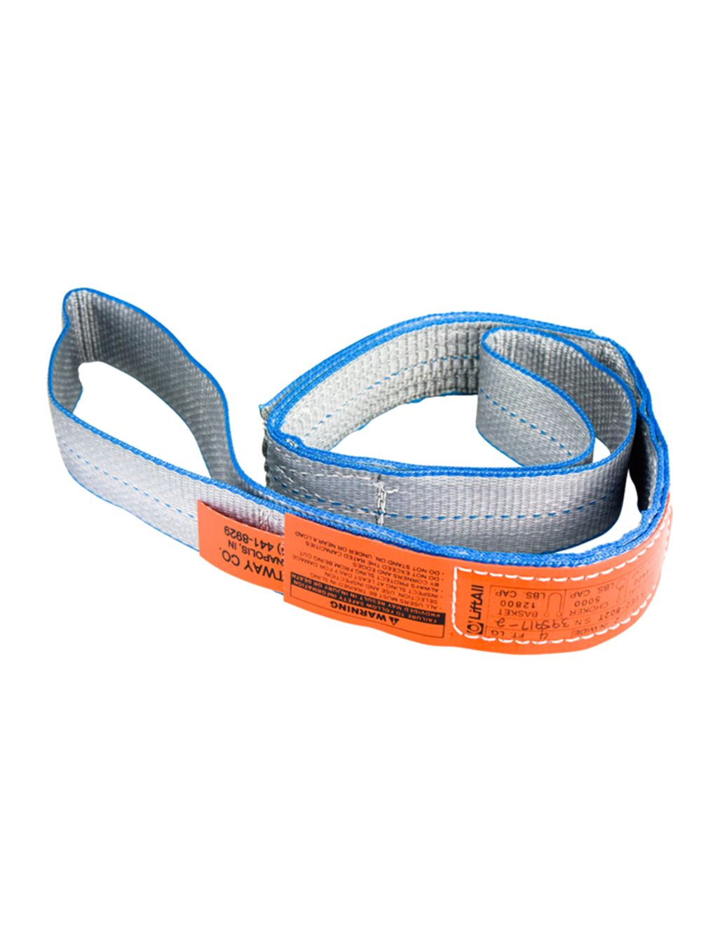 LiftAll EE2802TFX12 2" x 12' 2 Ply Type 3 TuffEdge II Polyester Flat