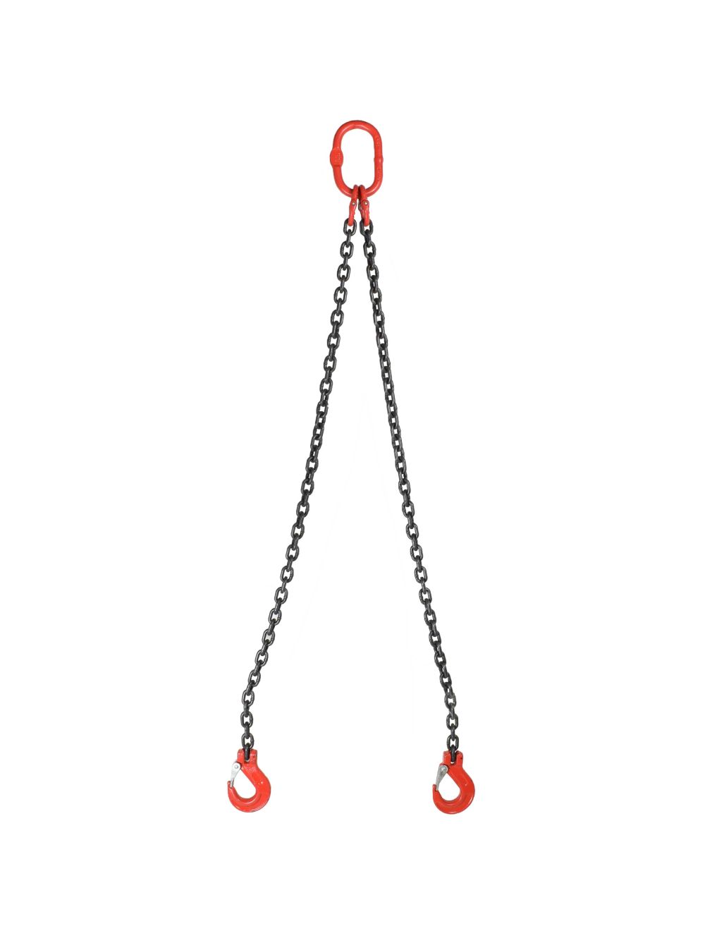 1/2 Chain Size 10 Length Fixed-Leg Mazzella SOG Welded Alloy Chain Sling 12000 lbs Vertical Load Capacity Grade 80 