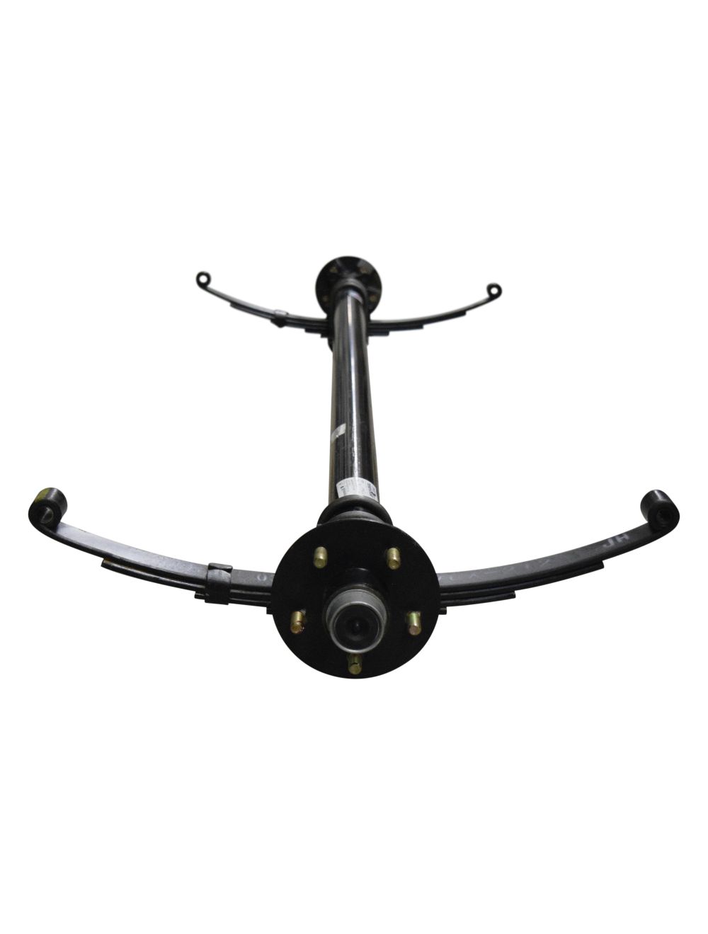 Rockwell American 2,000 lb 5 Lug Tubular Straight Axle with Double Eye