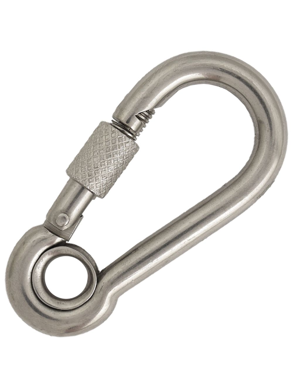 5/16 Stainless Steel Carabiner Snap Hook with Locking Screw