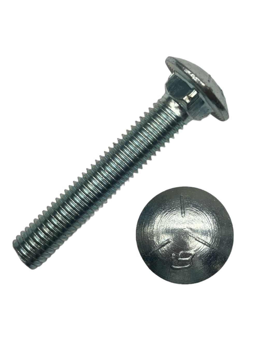 1/213 X 3" Carriage Bolt Grade 5 Zinc Plated 80 pcs per box