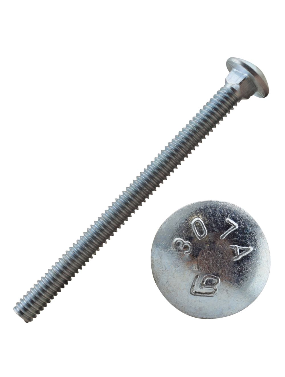 3/816 X 11/2" Carriage Bolt Zinc Plated 825 pcs per box