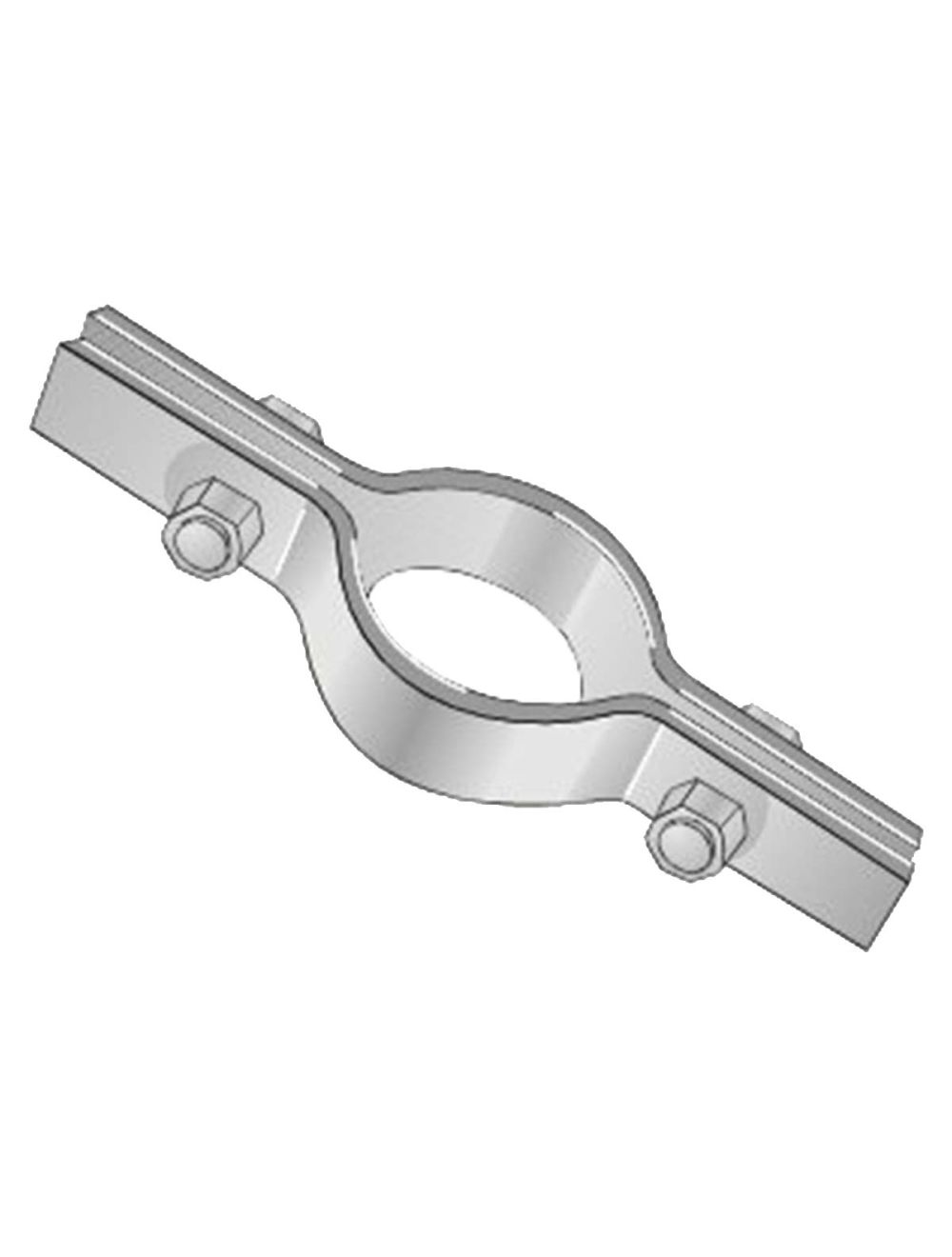 10" Riser Pipe Clamp Zinc Plated