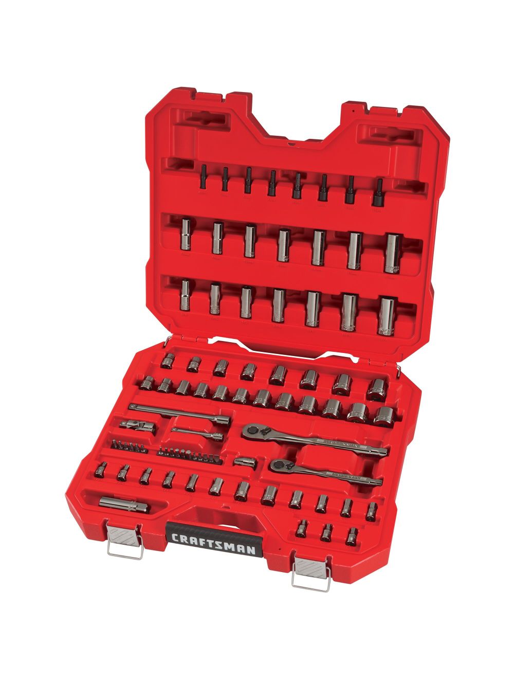 Craftsman CMMT82335L Metric SAE 6 Point Mechanic s Tool Set 81 Piece