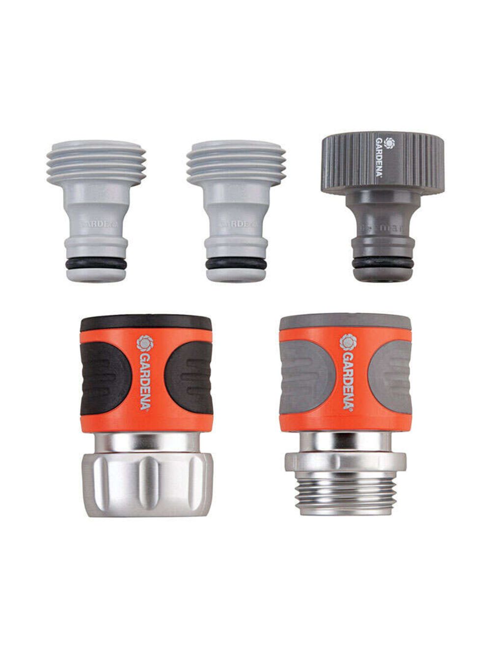 Gardena 5/8 & 1/2 in. Metal Threaded Female Hose Connector Gardena 5/8 & 1/2 in. Metal Threaded Female Hose Connector
