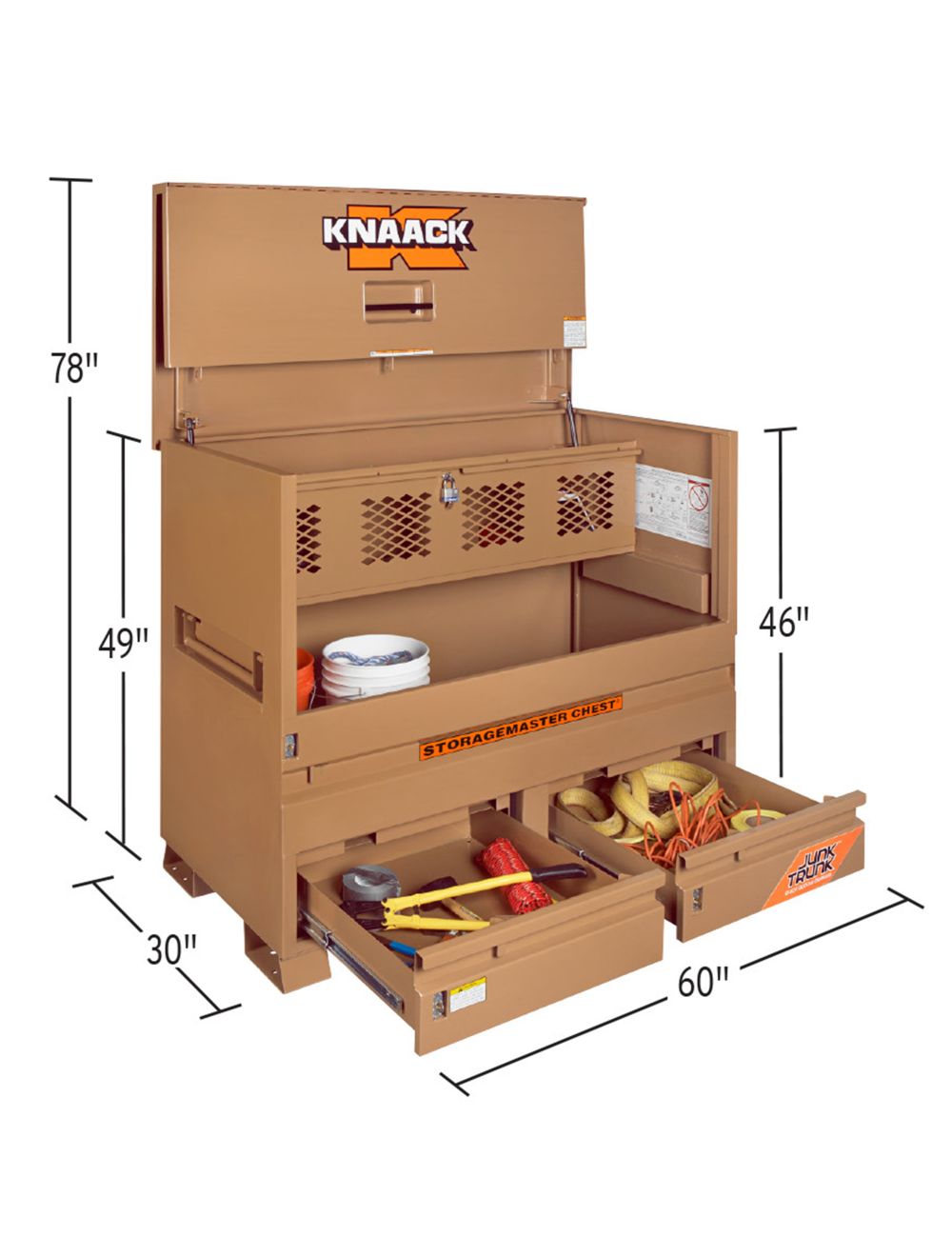 Knaack Model 89-D Storagemaster Piano Box with Junk Trunk