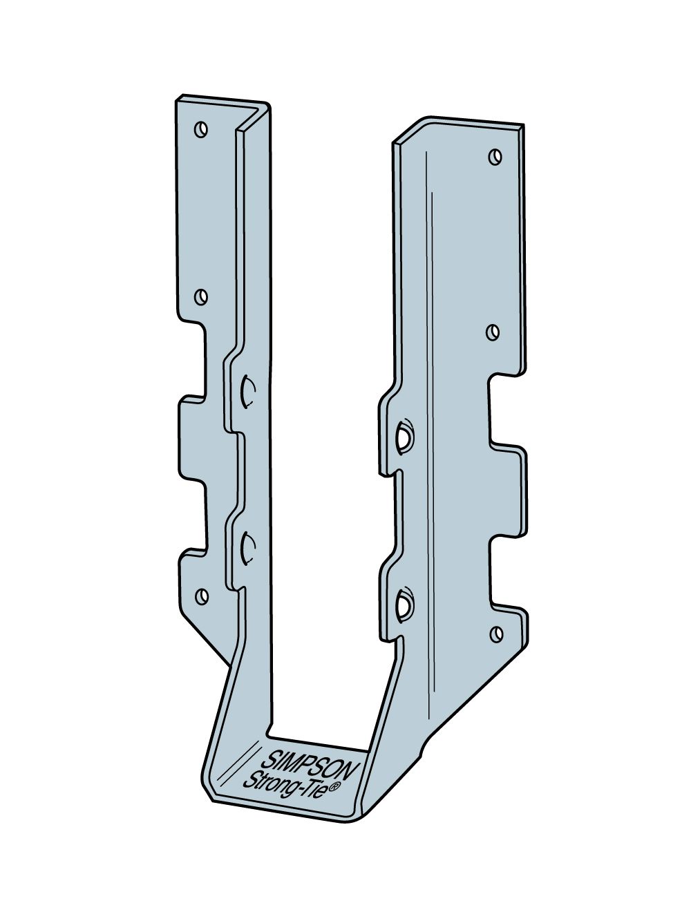 Simpson Strong-Tie LUS ZMAX Galvanized Face-Mount Joist