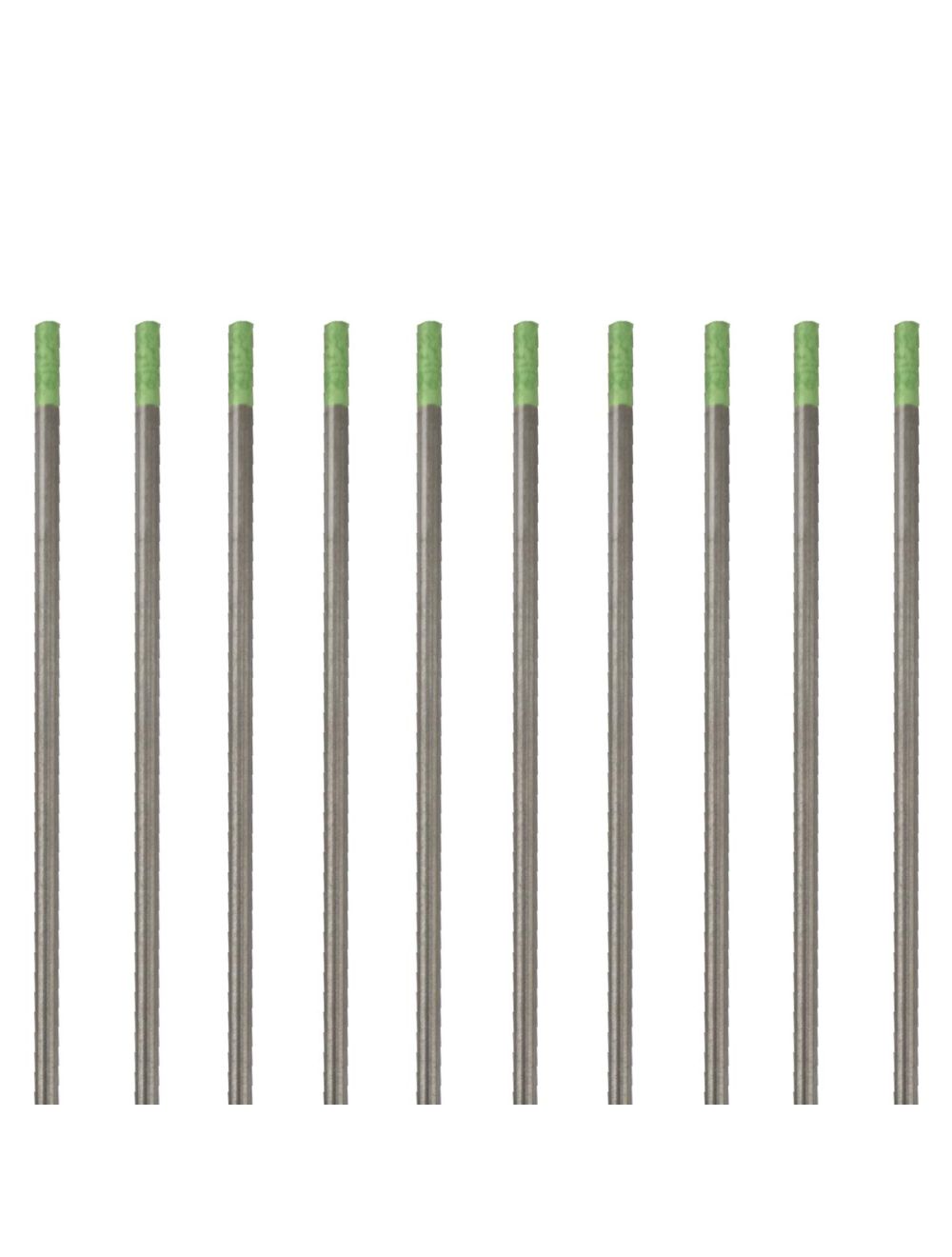 3 32 x 7 Pure Tungsten Electrode Green 10 pack