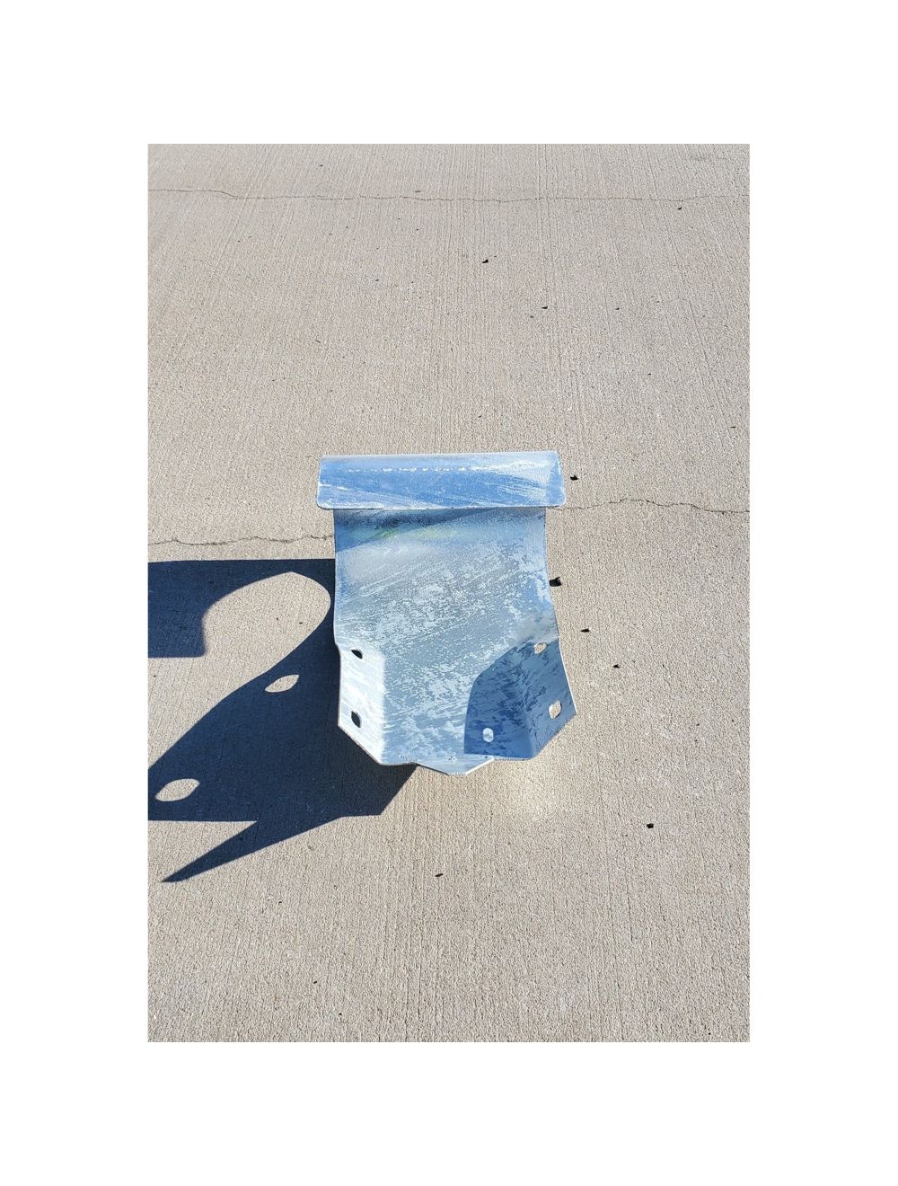 goisari Galvanized Single Buffer End Guard Rail