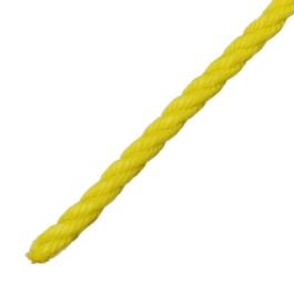 1/2 x 100' 3-Strand Twisted Yellow Monofilament Polypropylene Rope