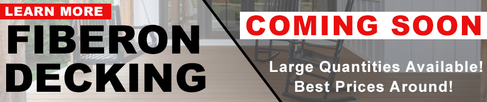 Large Quantity of PVC Decking In Stock